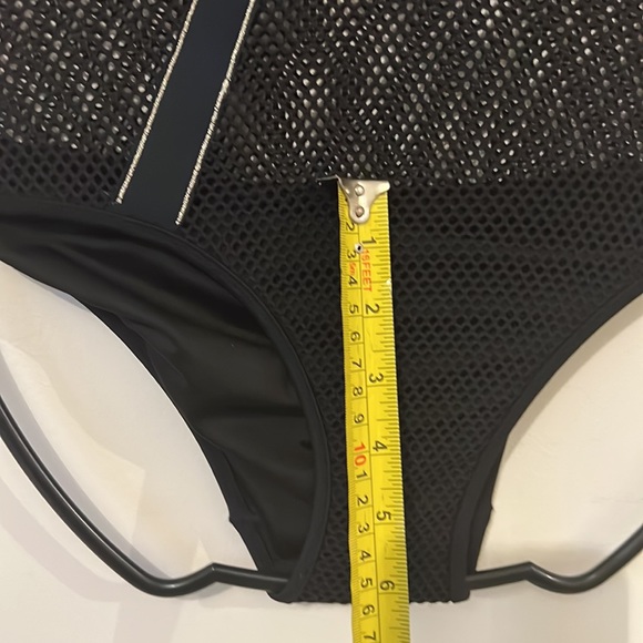 Sexy mesh Victoria’s Secret swimsuit New no tag SP black with gold details - Picture 10 of 13